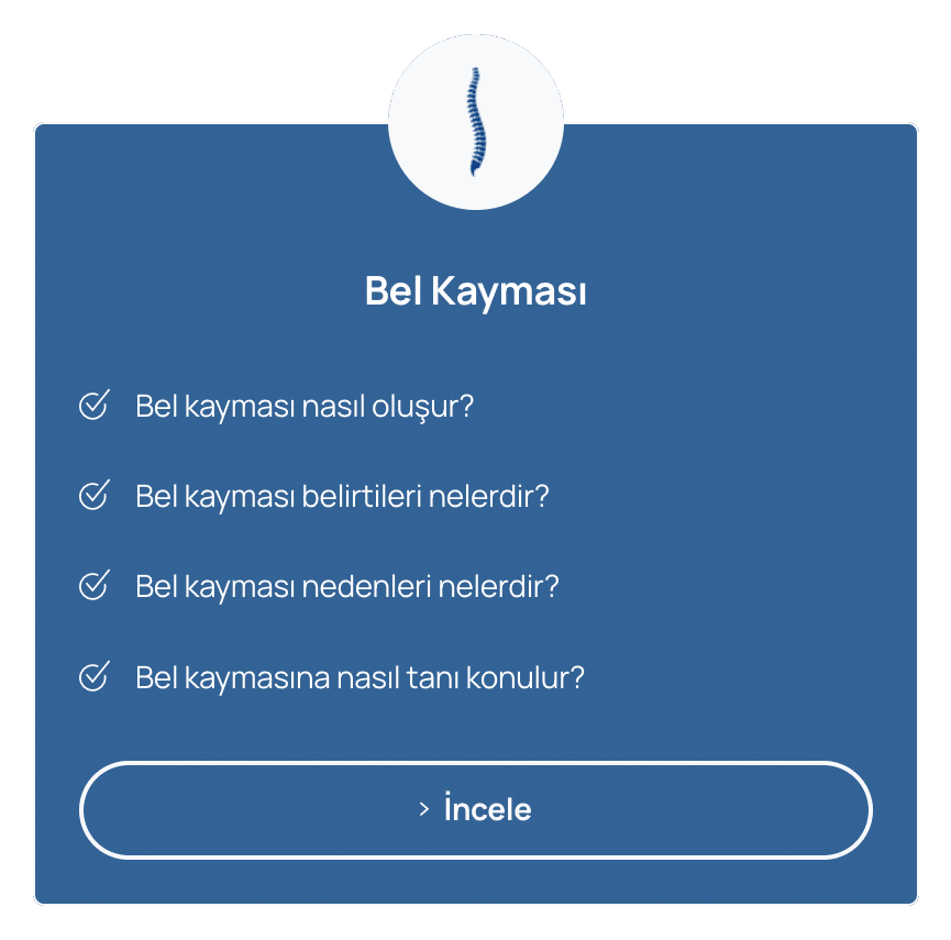 Bel Kayması - Prof. Dr. Hakan Sabuncuoğlu